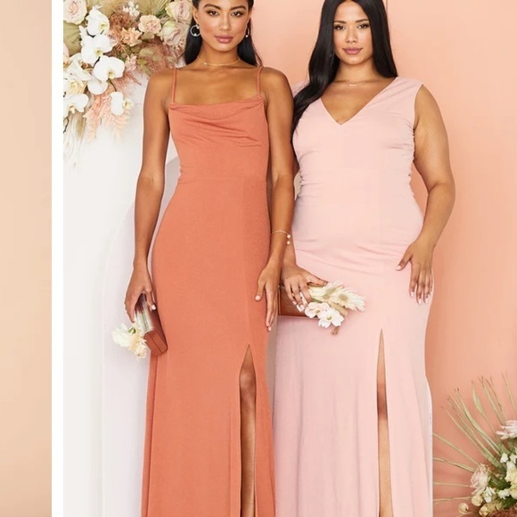 Birdy Grey Maxi Dress, Terracotta Color, Size Medium. NWT - Picture 4 of 6